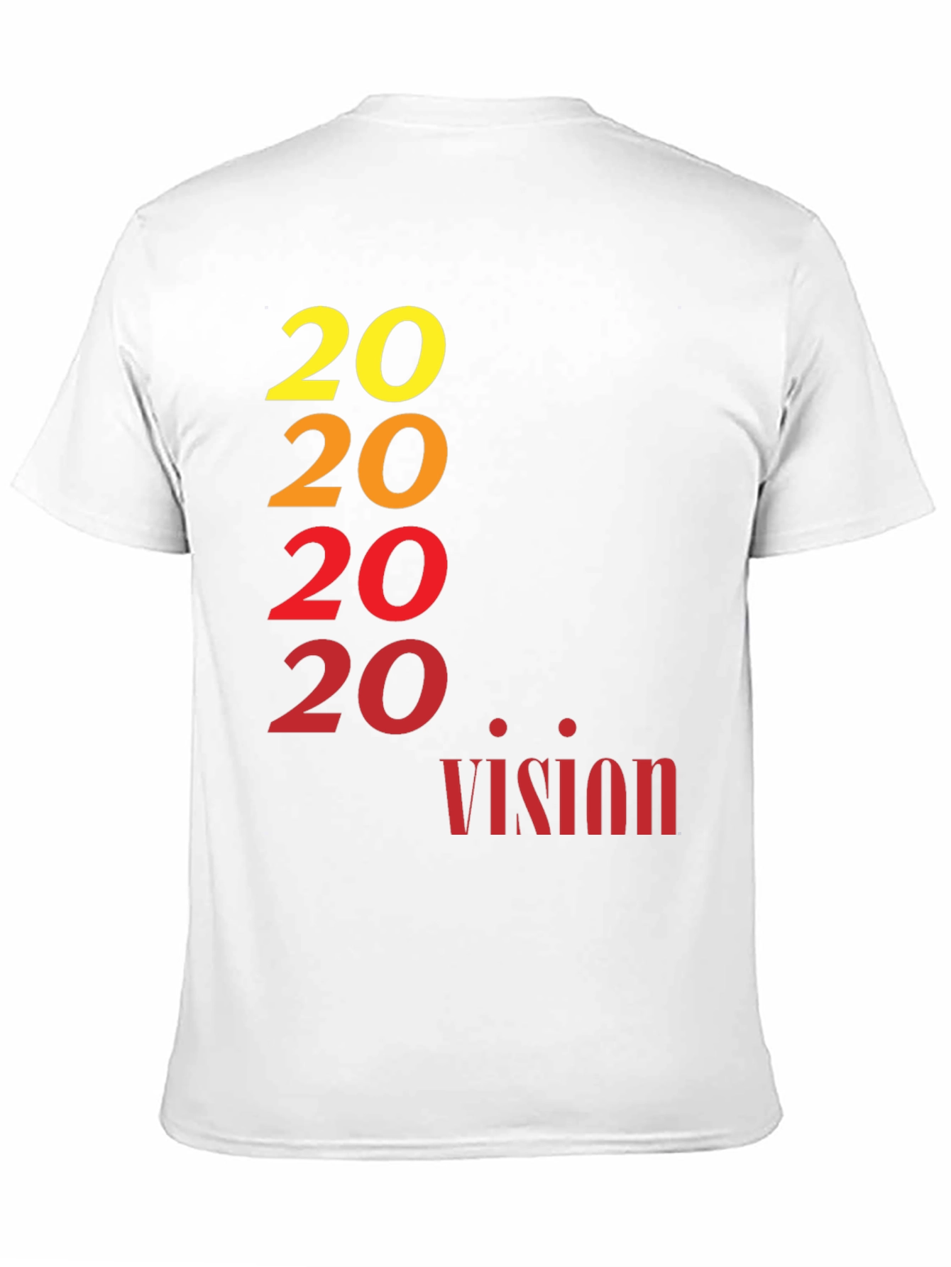 2020 Vision Graphic Tee - Stylish Mens T-Shirt