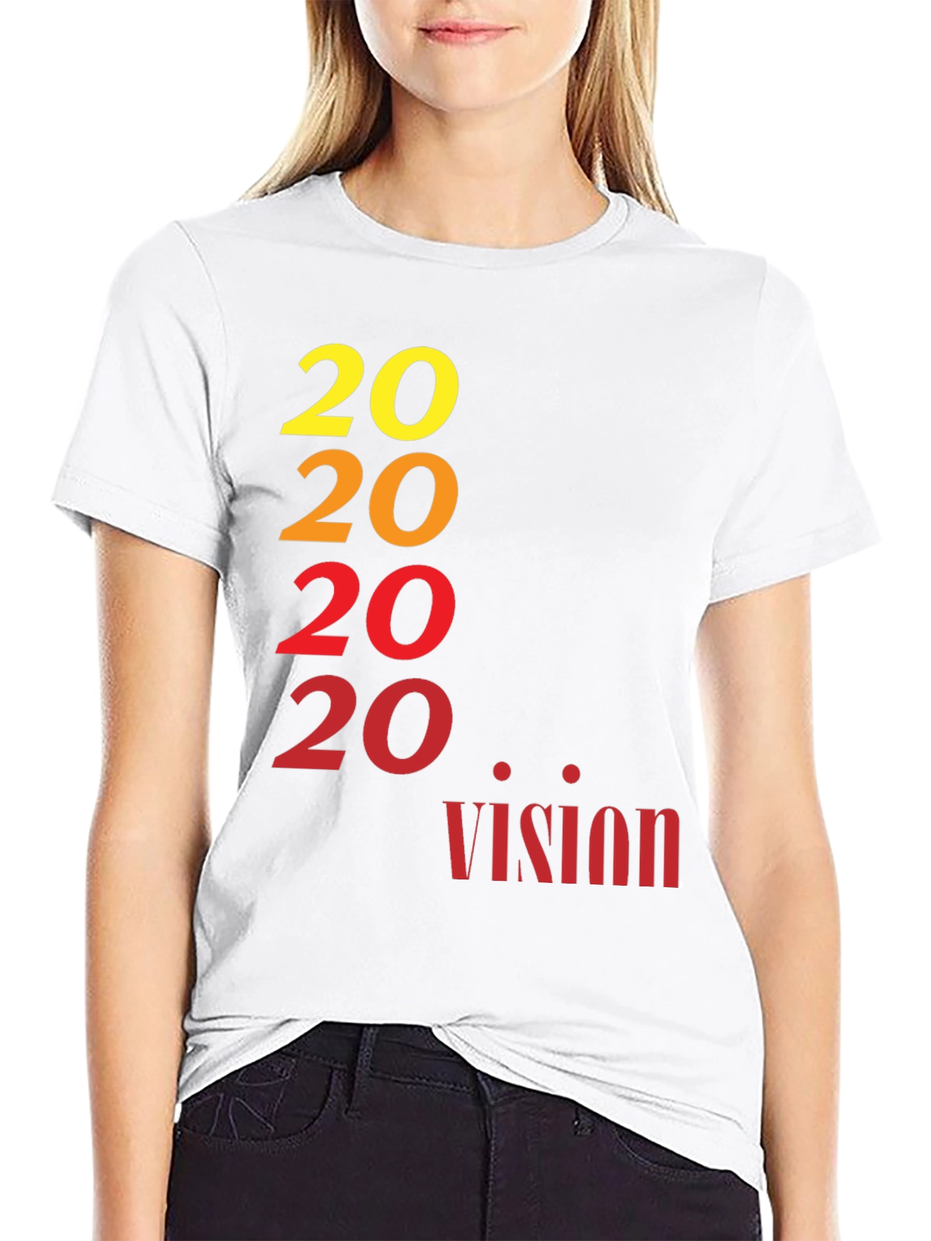 2020 Vision Graphic Tee - Stylish Mens T-Shirt