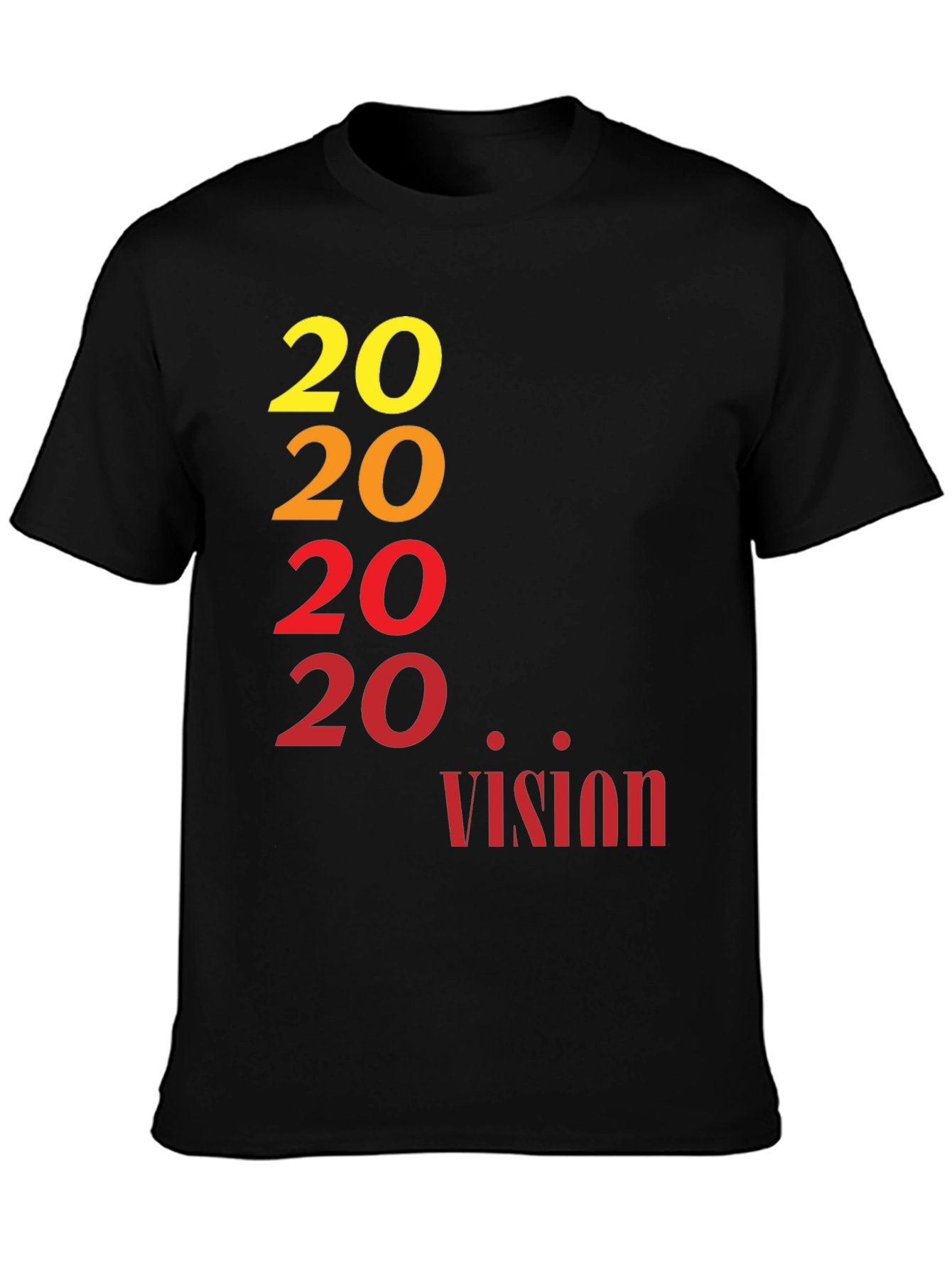 2020 Vision Graphic Tee - Stylish Mens T-Shirt