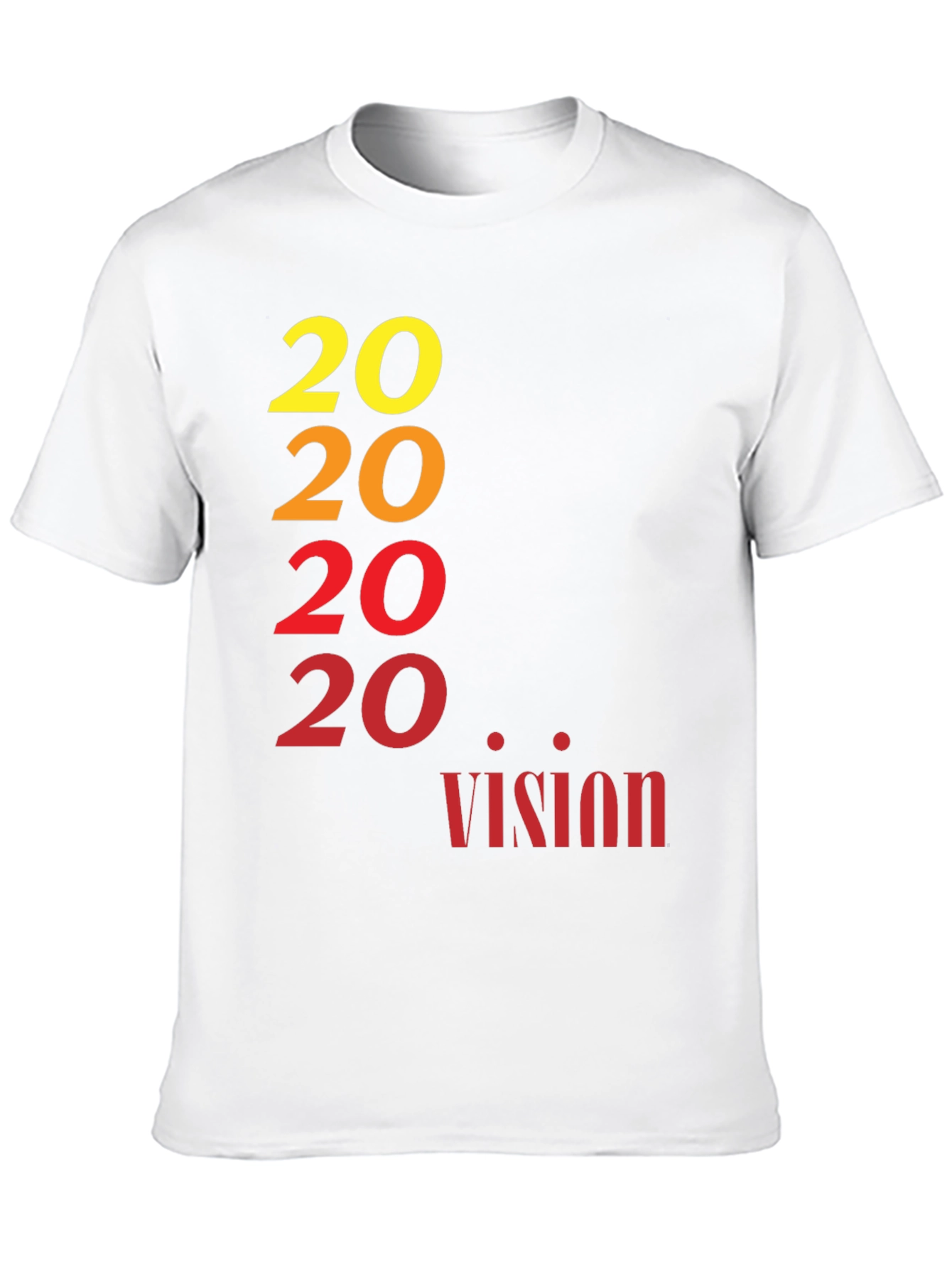 2020 Vision Graphic Tee - Stylish Mens T-Shirt