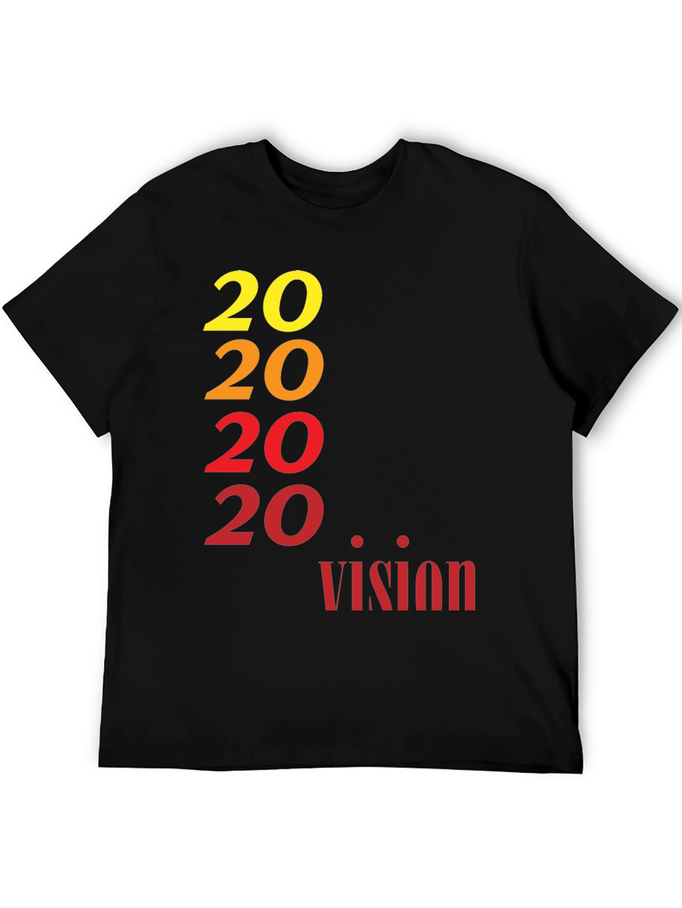 2020 Vision Graphic Tee - Stylish Mens T-Shirt