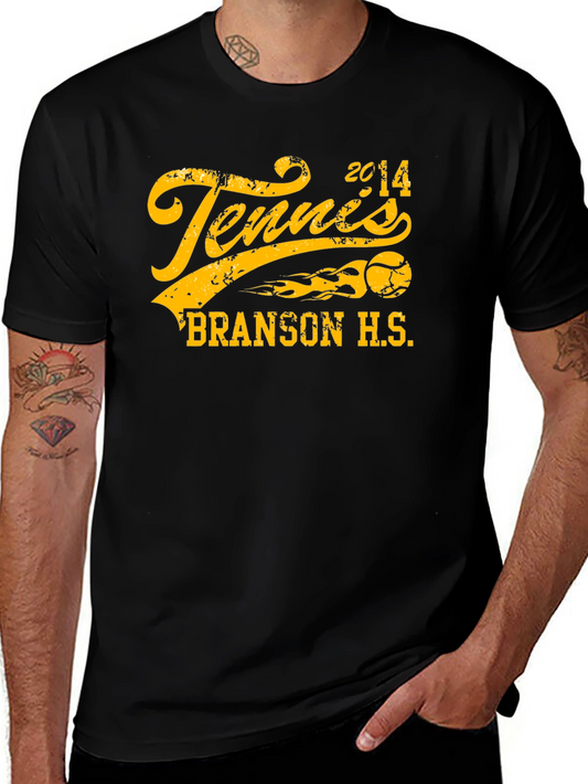 Tennis 2014 Branson H.S. Graphic T-Shirt