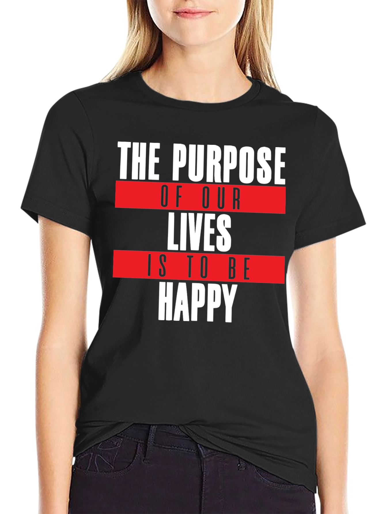 Purpose of Life T-Shirt - Happy Quote Tee