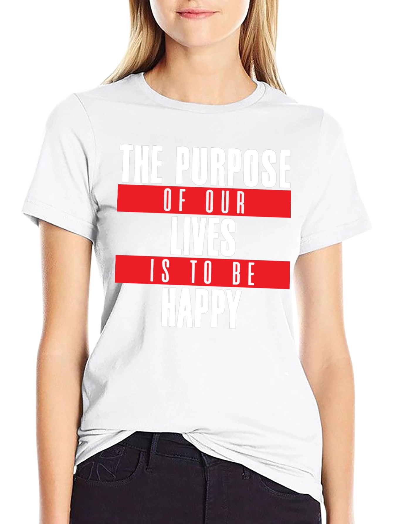 Purpose of Life T-Shirt - Happy Quote Tee