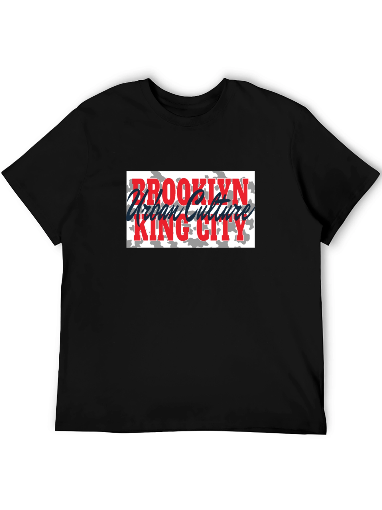 Brooklyn Urban Culture King City Black Tee