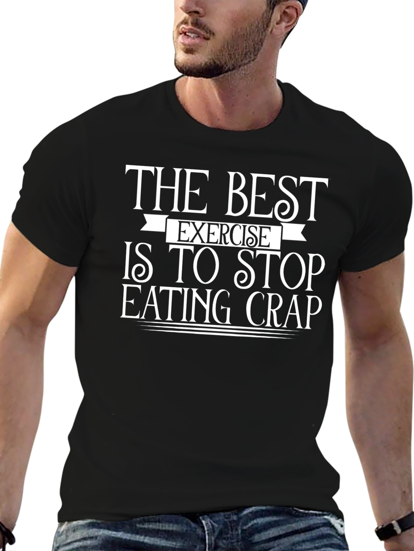 The Best Exercise Funny Graphic T-Shirt