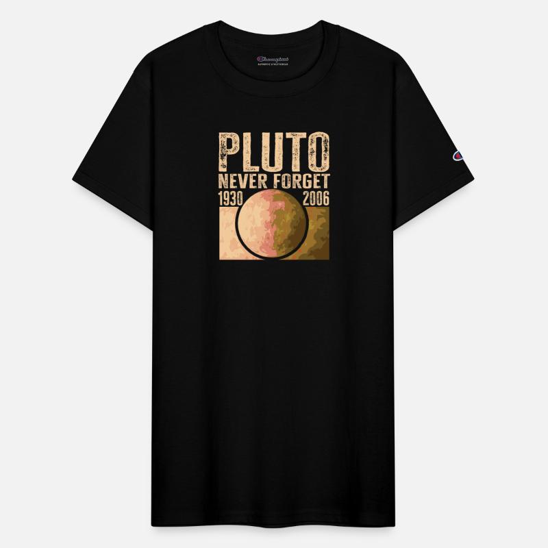 Never Forget Pluto Design Retro Style Funny Space