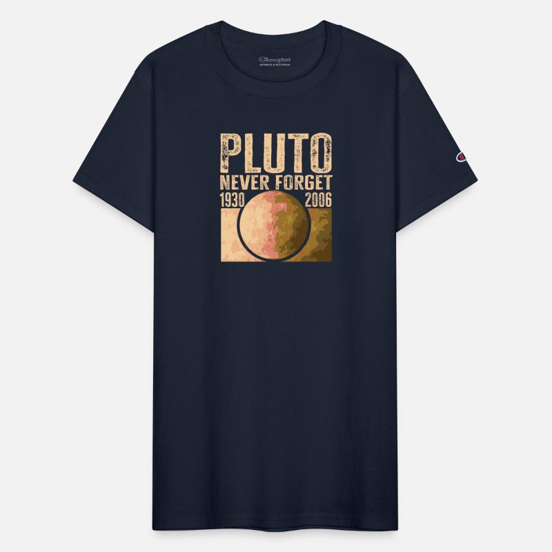 Never Forget Pluto Design Retro Style Funny Space
