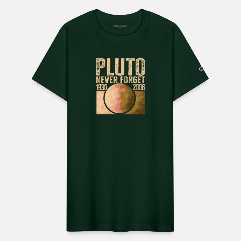 Never Forget Pluto Design Retro Style Funny Space