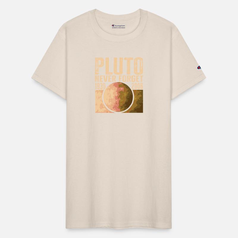 Never Forget Pluto Design Retro Style Funny Space