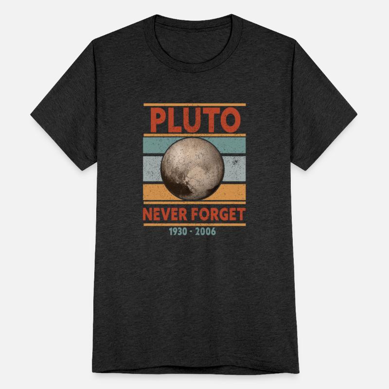 Never Forget Pluto Design Retro Style Funny Space