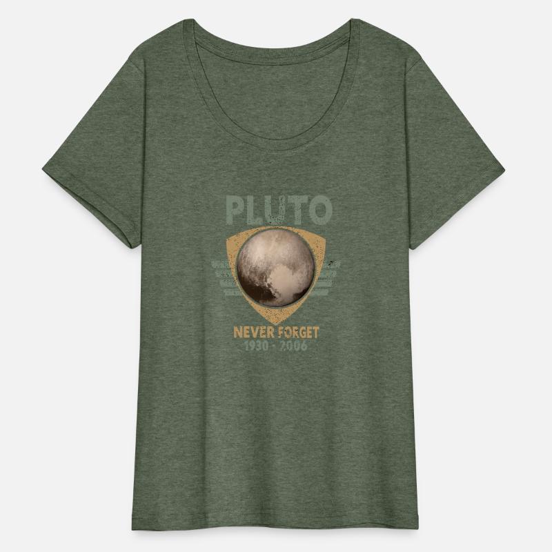 Never Forget Pluto Design Retro Style Funny Space