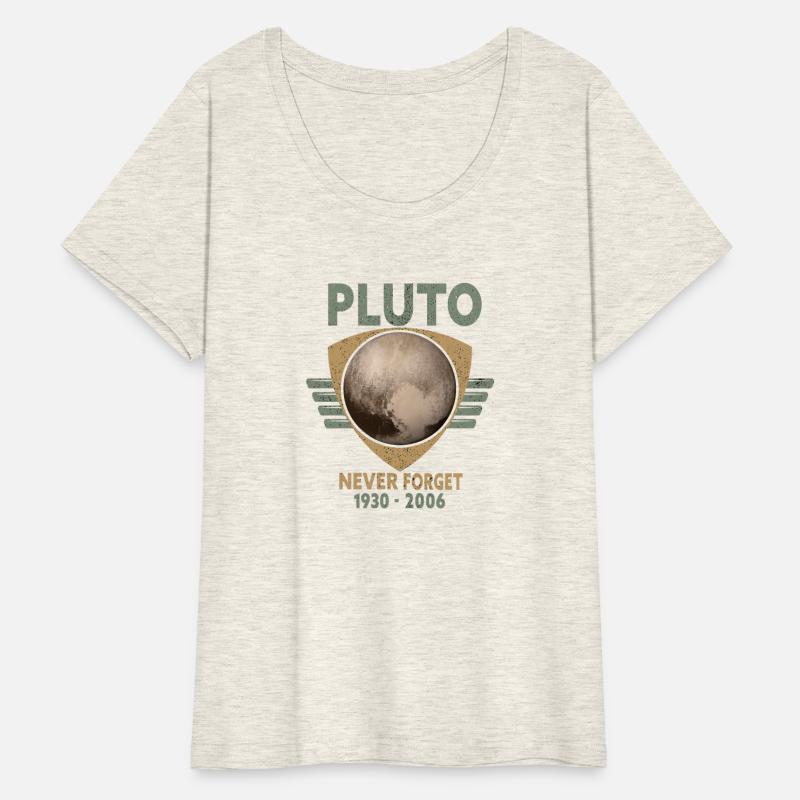 Never Forget Pluto Design Retro Style Funny Space