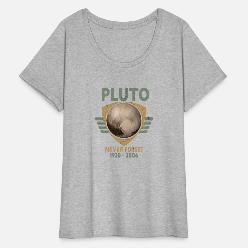 Never Forget Pluto Design Retro Style Funny Space