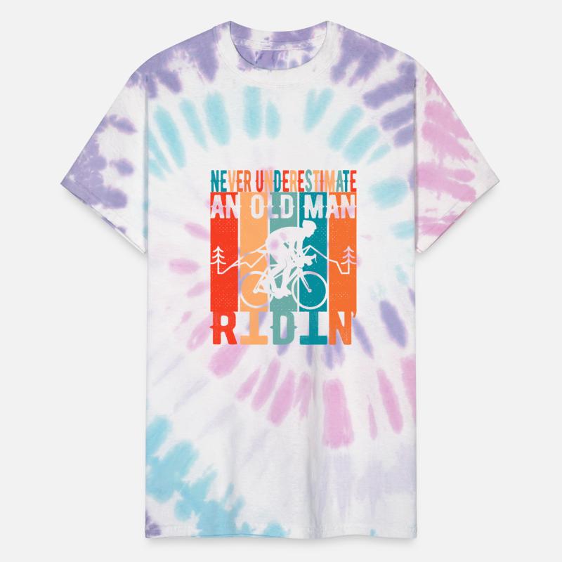 Never underestimate an ld man on a bike riding