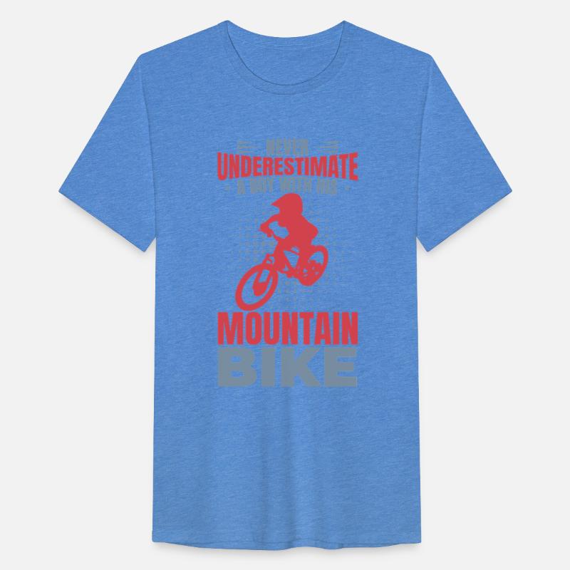 Never Underestimate Mountain Biking Boy