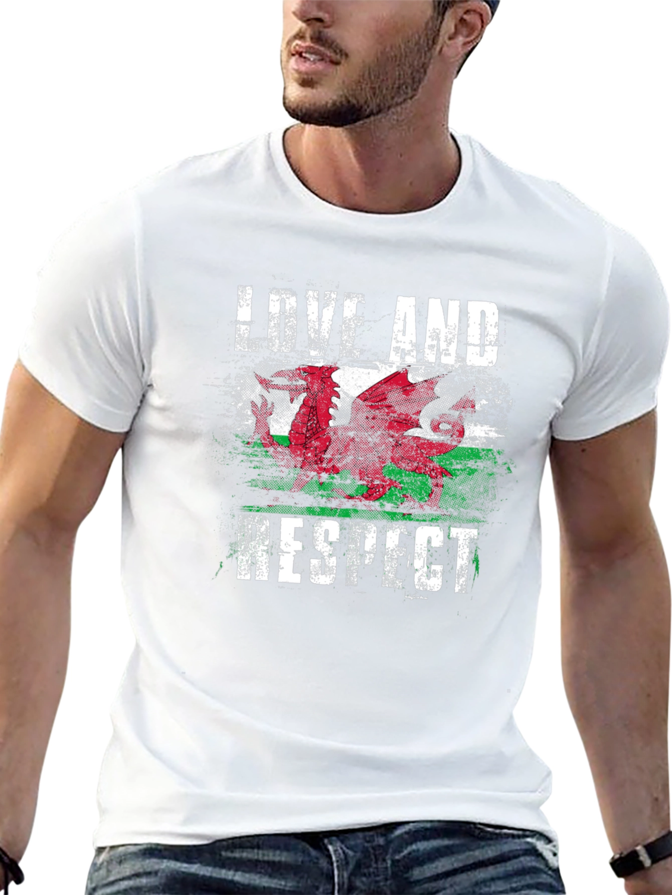 Love and Respect Wales Flag T-Shirt