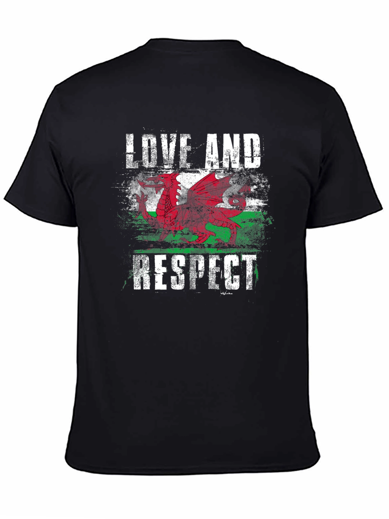 Love and Respect Wales Flag T-Shirt