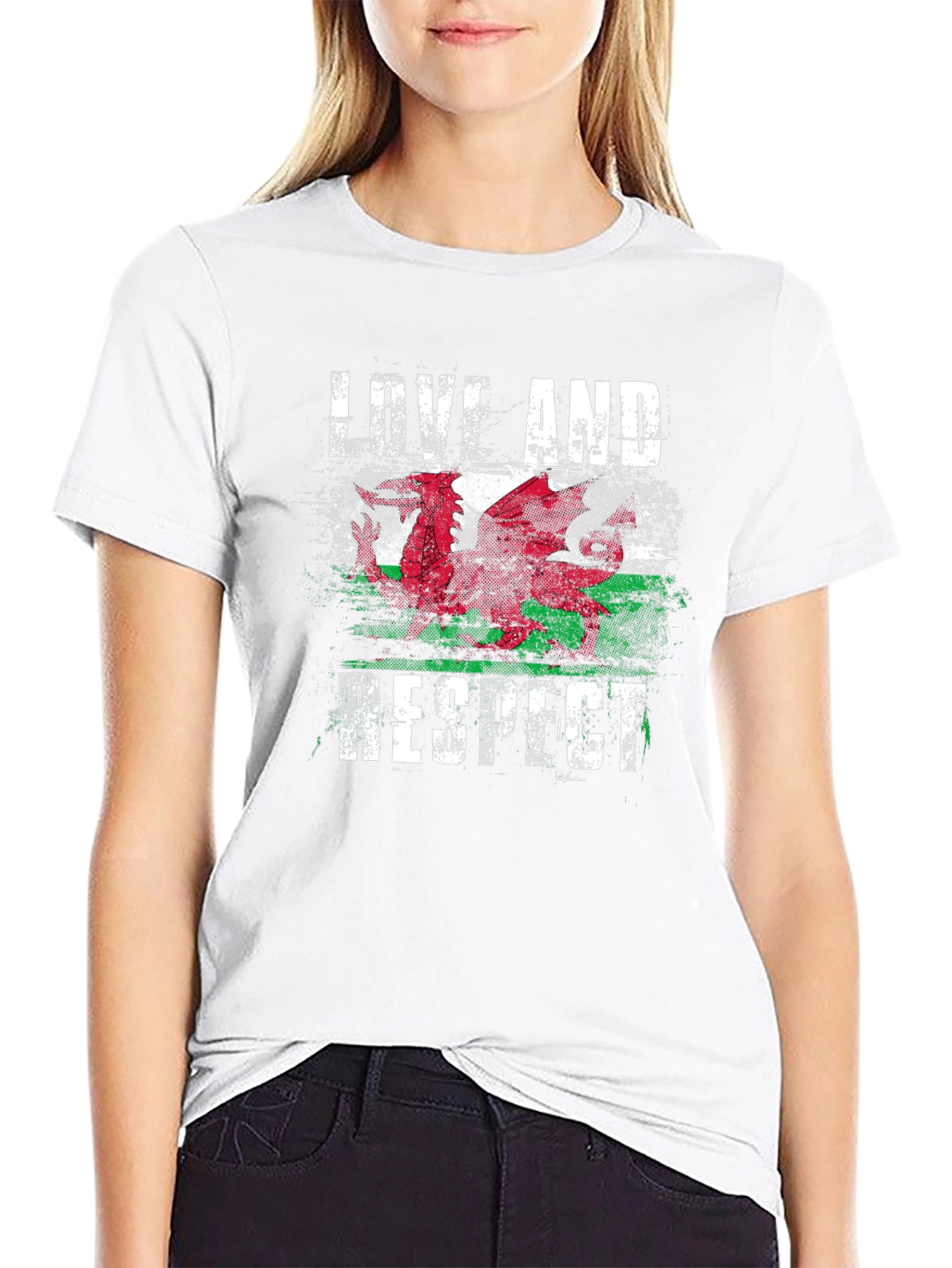 Love and Respect Wales Flag T-Shirt