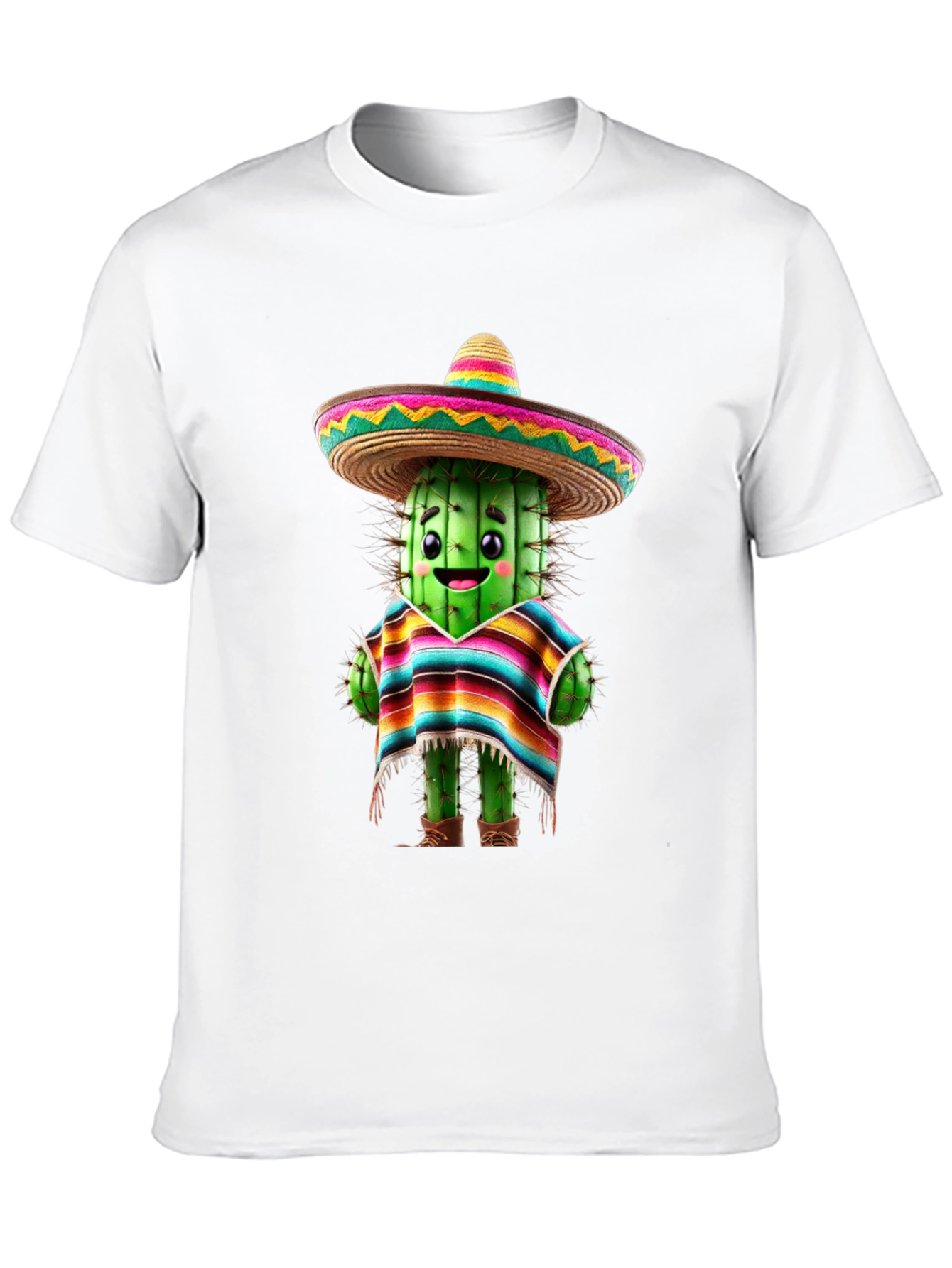 Cactus Sombrero T-Shirt - Fiesta Fun!