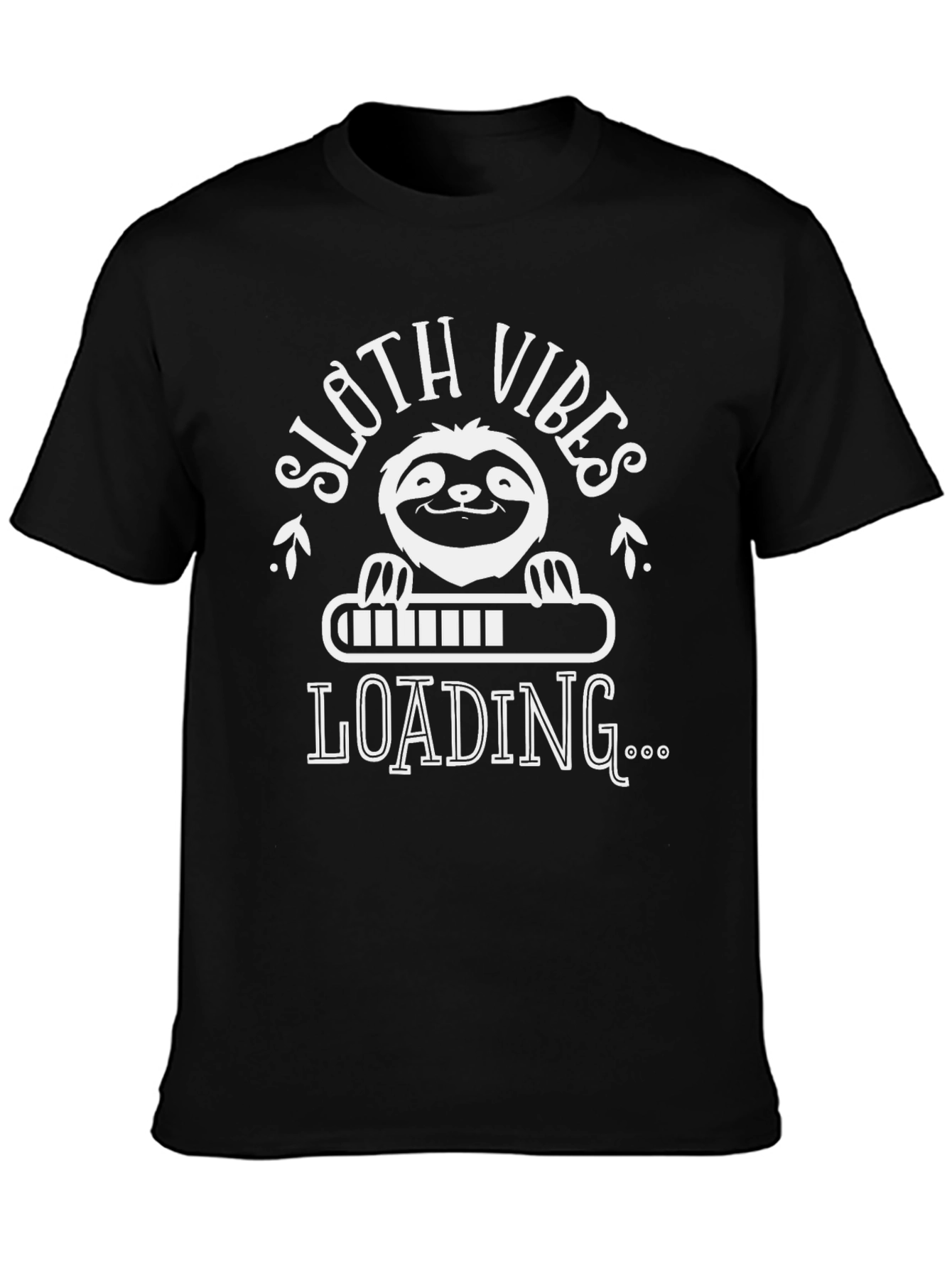 Sloth Vibes Loading Graphic T-Shirt