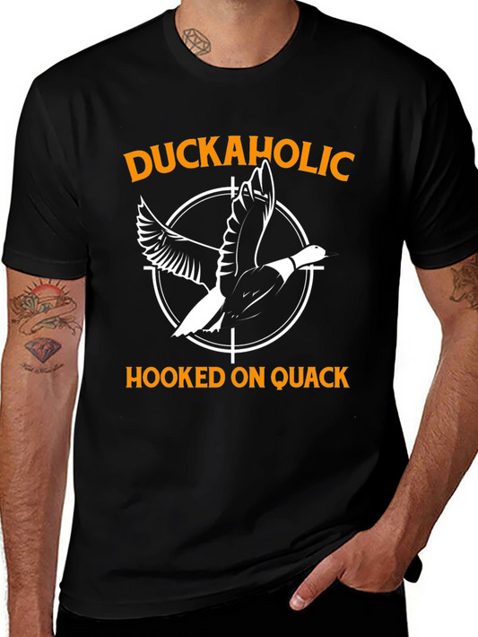 Duckaholic T-Shirt - Hooked on Quack Hunting Tee