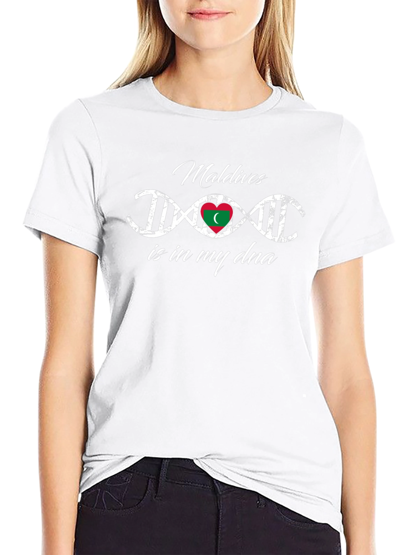 Maldives DNA T-Shirt - Country Pride