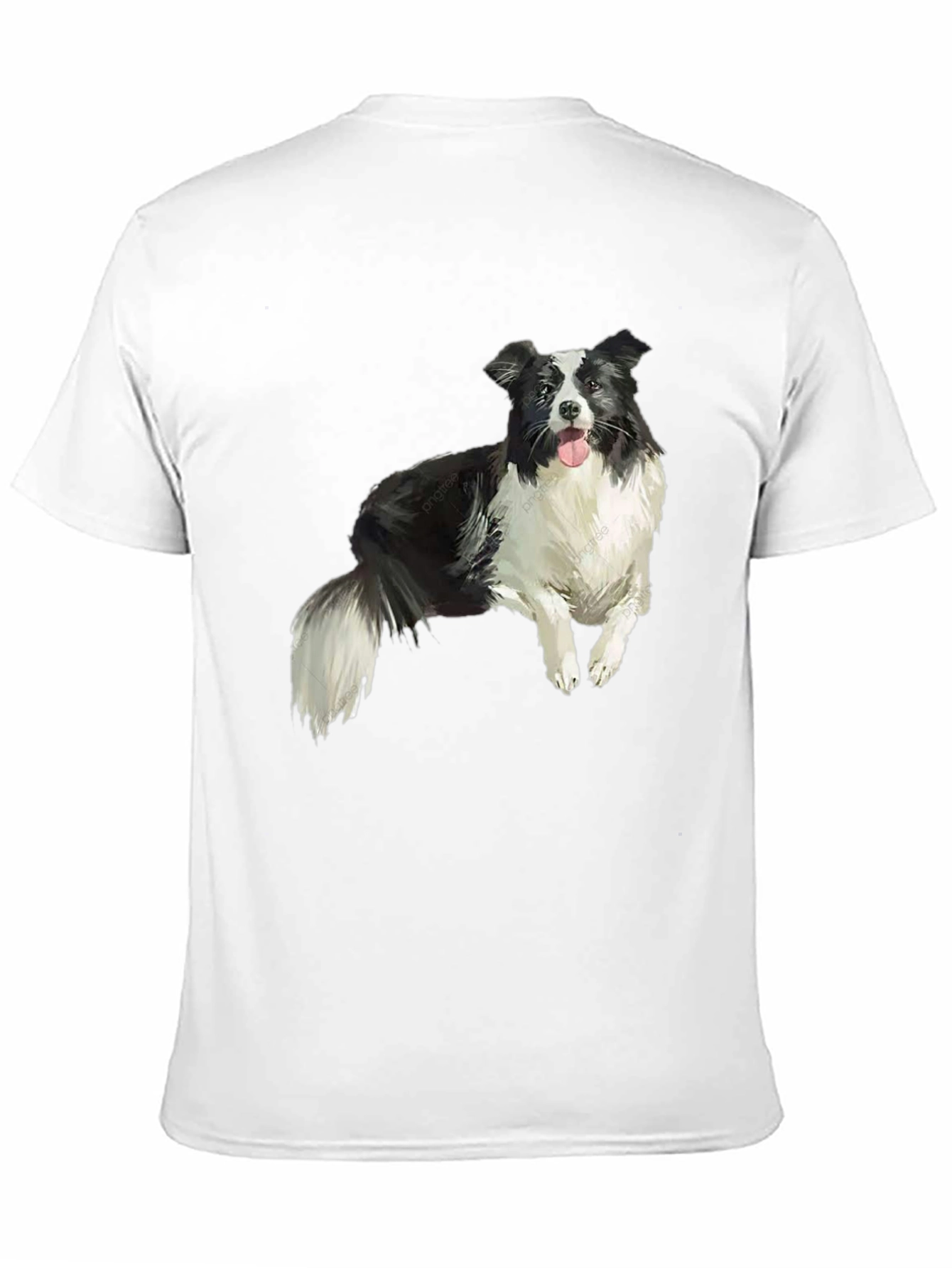 Border Collie Graphic T-Shirt – Realistic Dog Lover Tee