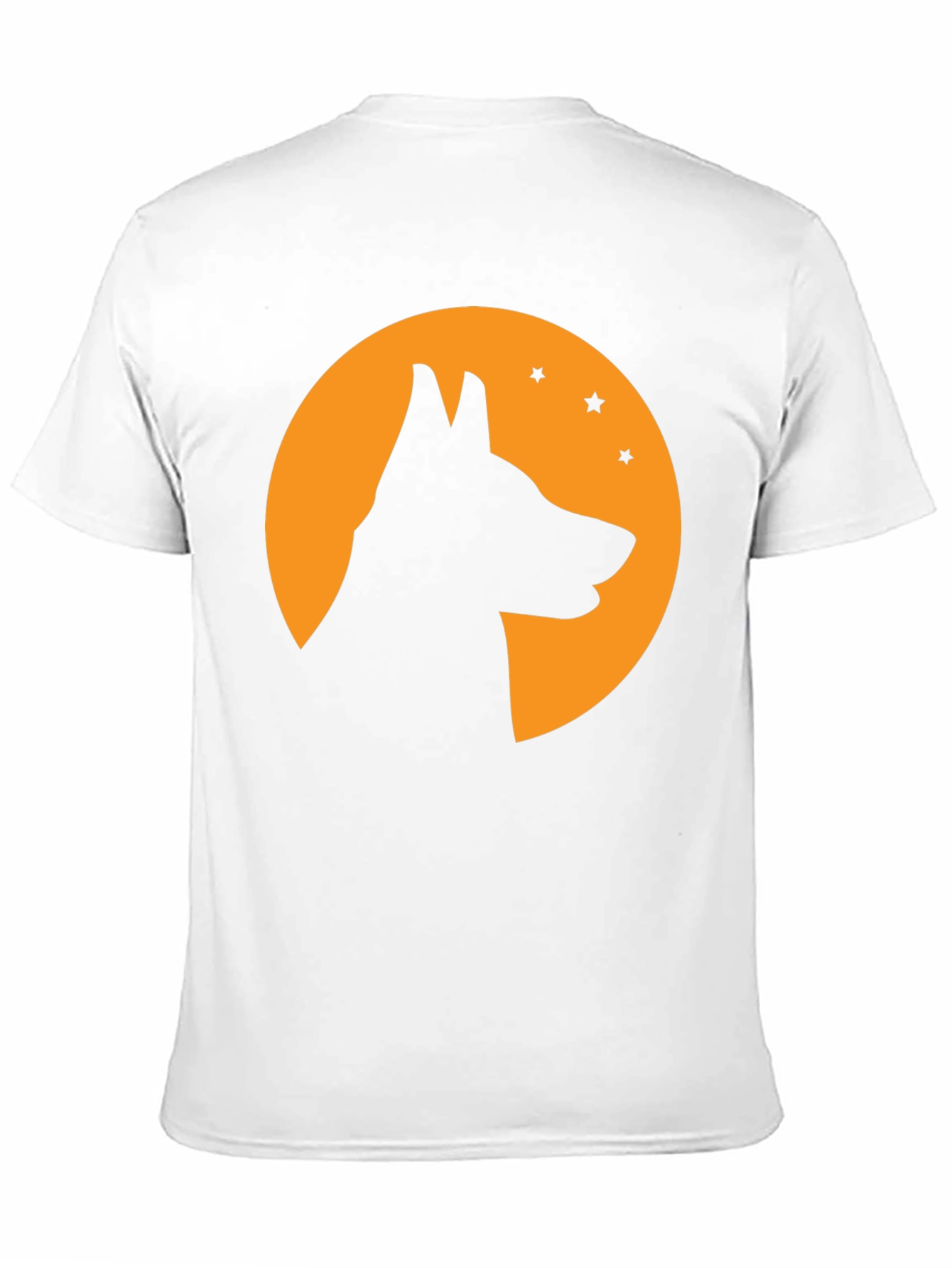 Dog Silhouette Moon T-Shirt - Halloween Tee