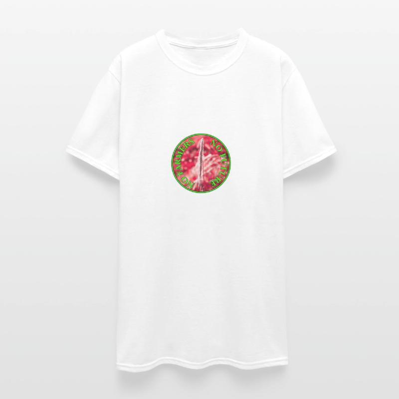 No Farmers no food no future. Protest slogan