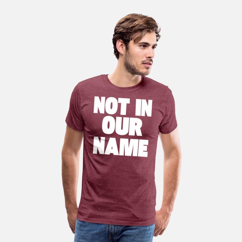 NOT IN OUR NAME Shirt not in our name tshirt