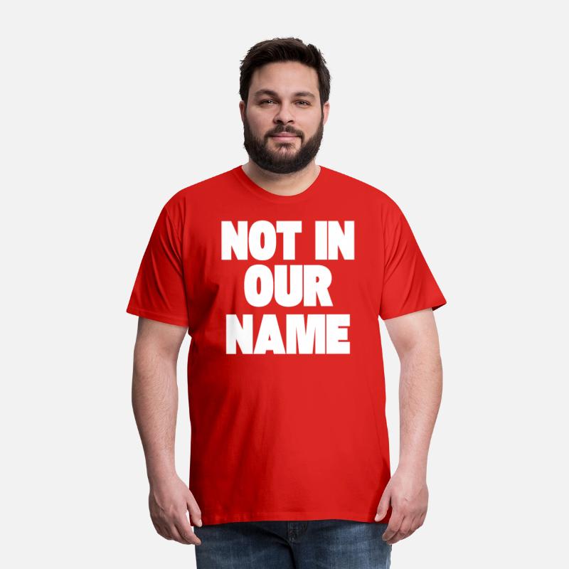 NOT IN OUR NAME Shirt not in our name tshirt
