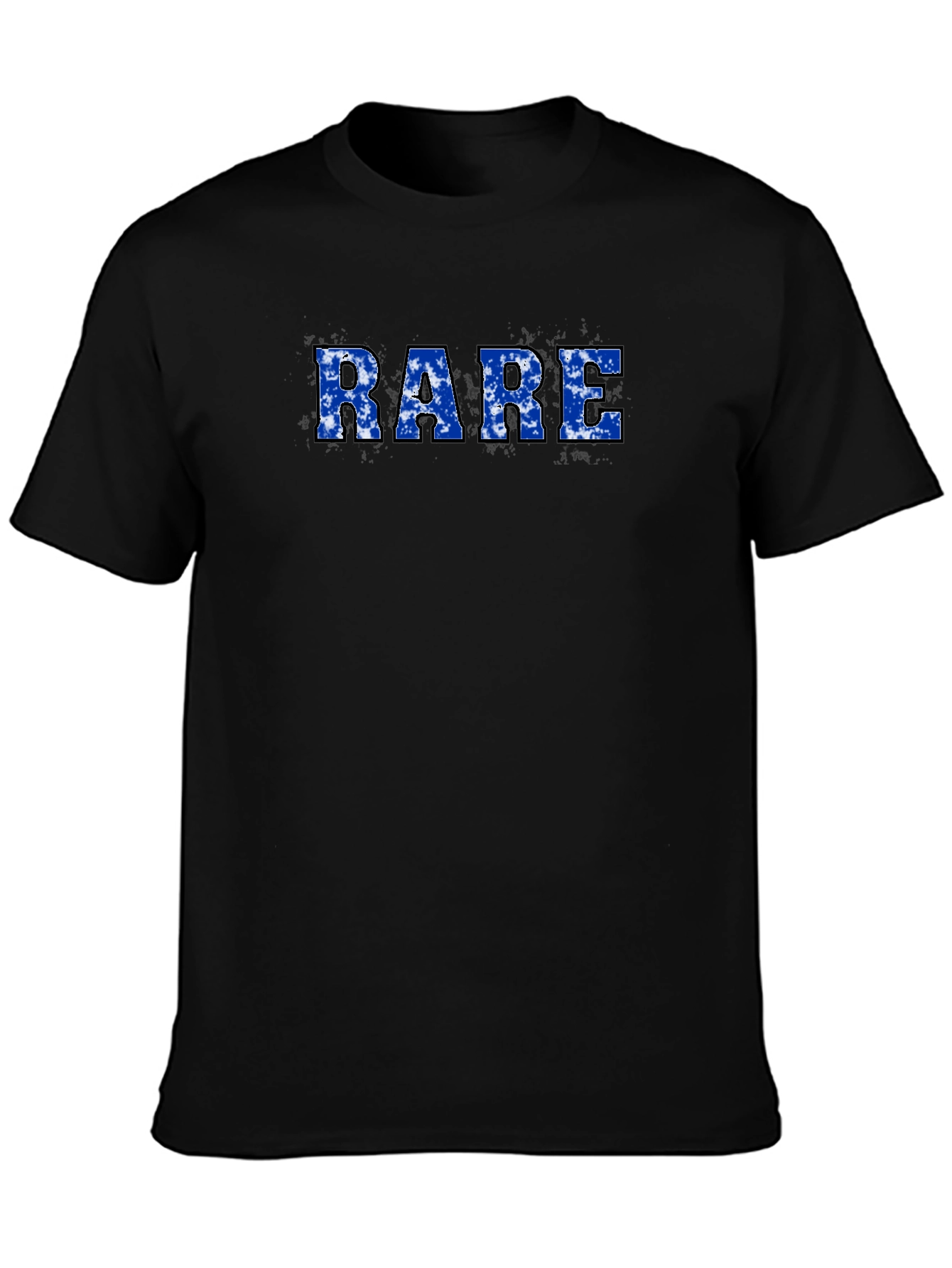 RARE Graphic Print Mens Black T-Shirt