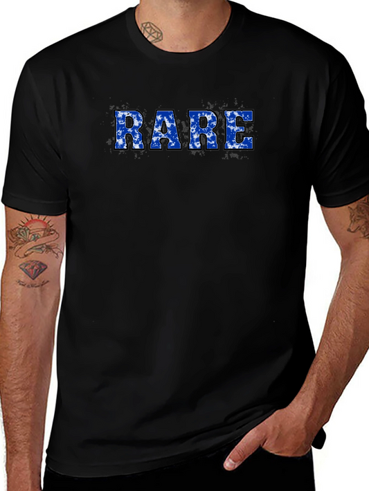 RARE Graphic Print Mens Black T-Shirt