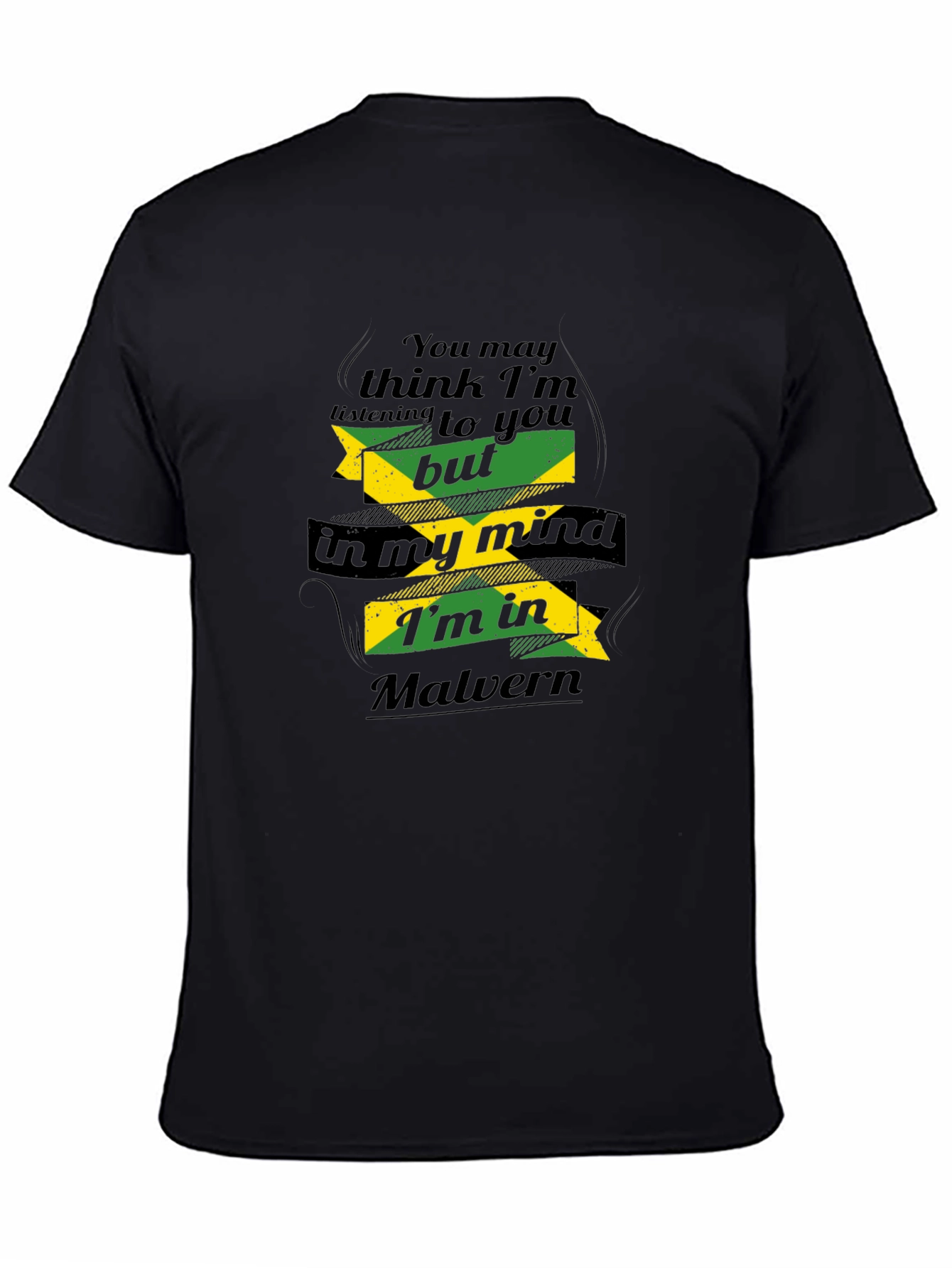 Malvern Jamaica Mind T-Shirt - Novelty Graphic Tee