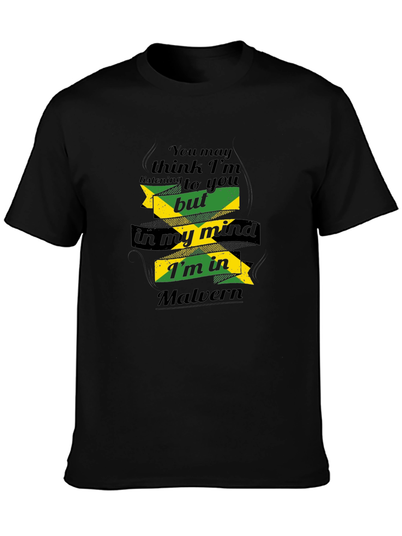 Malvern Jamaica Mind T-Shirt - Novelty Graphic Tee