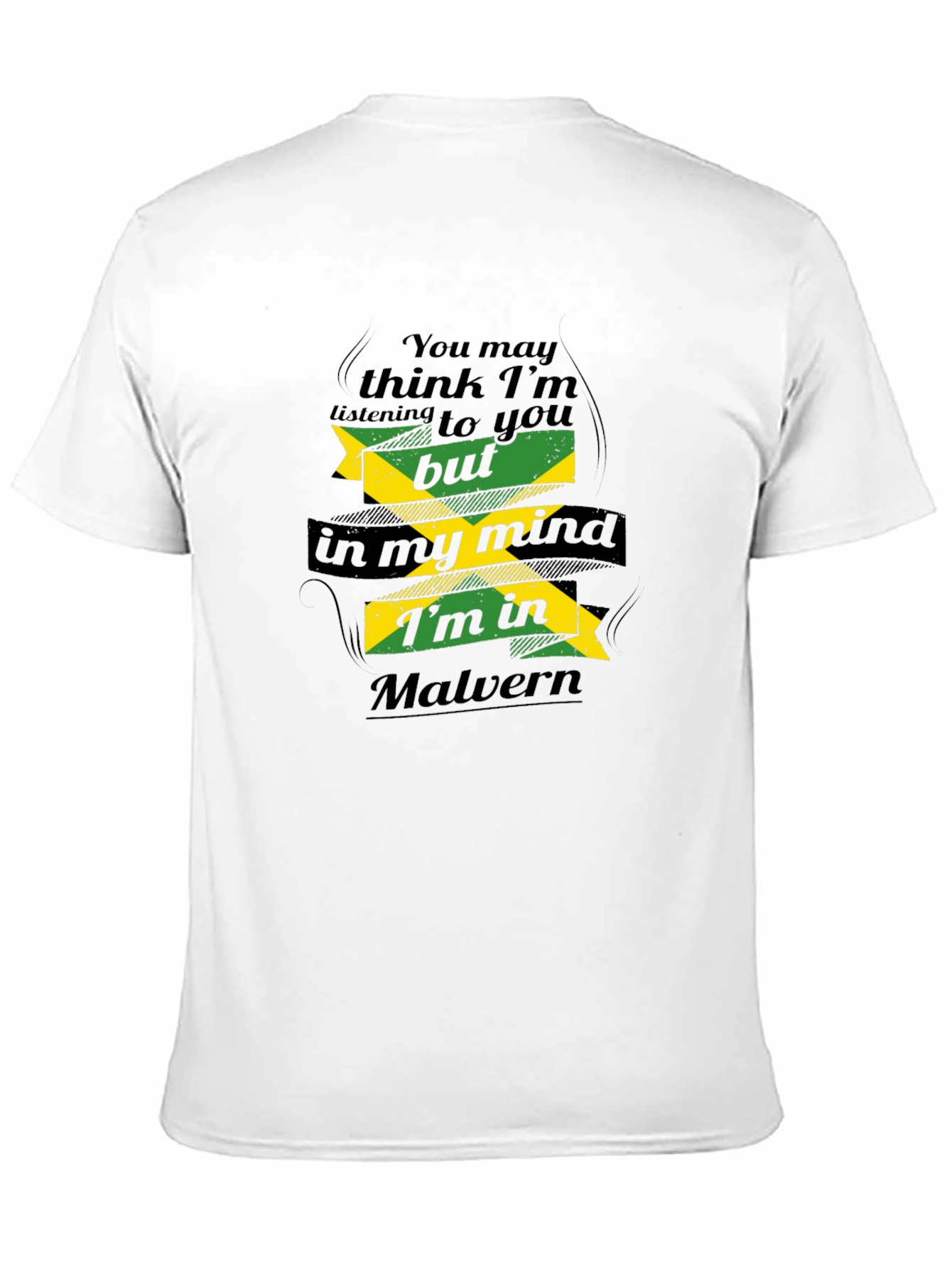 Malvern Jamaica Mind T-Shirt - Novelty Graphic Tee