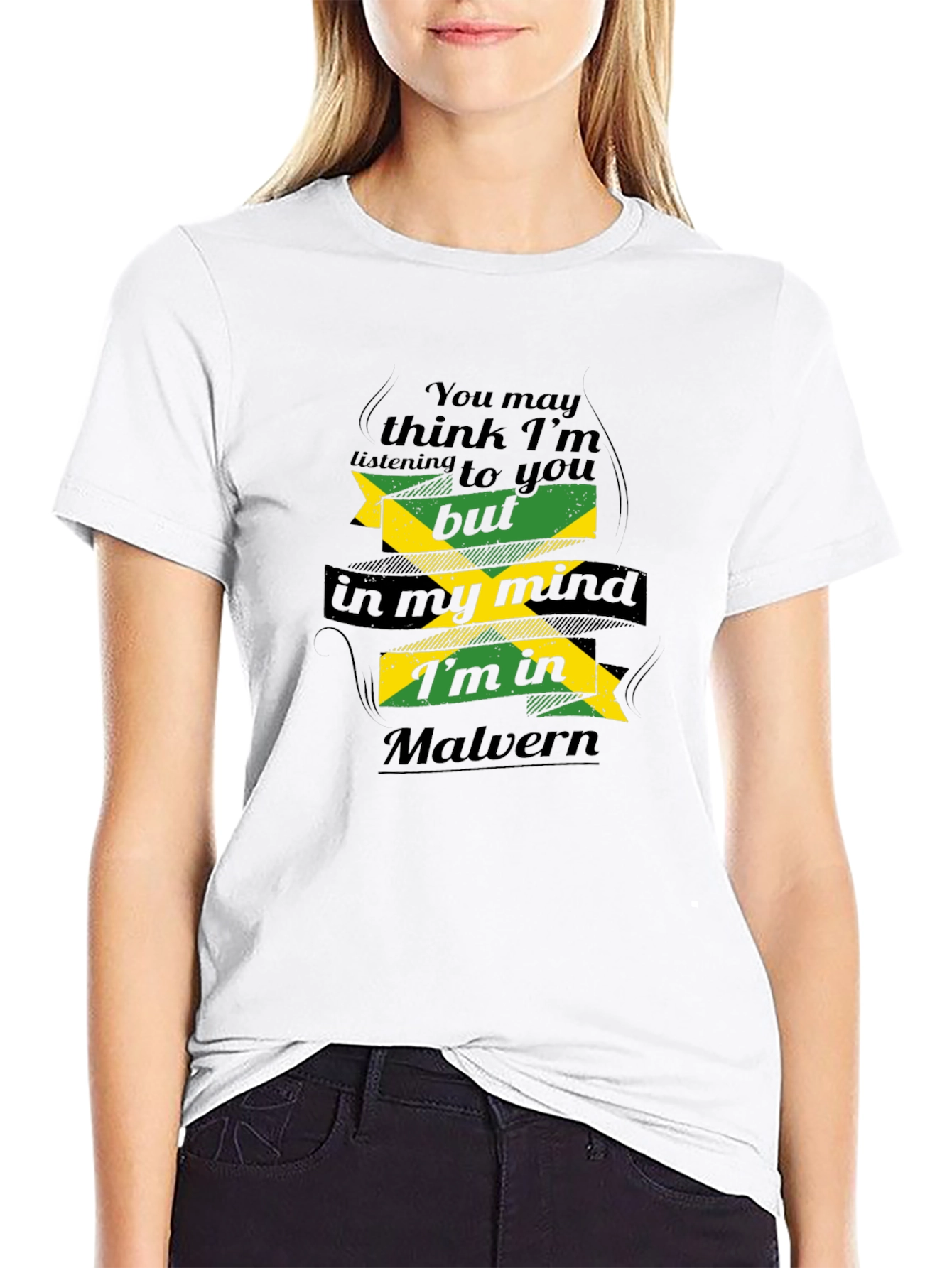 Malvern Jamaica Mind T-Shirt - Novelty Graphic Tee