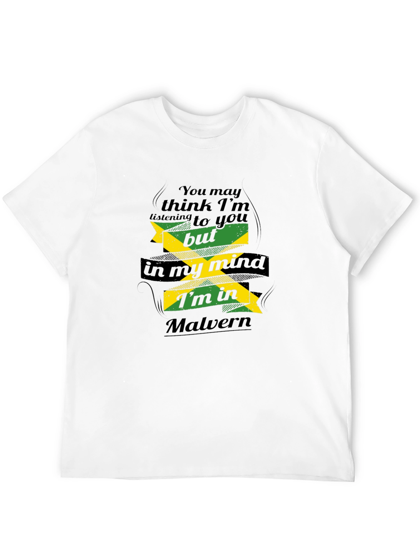 Malvern Jamaica Mind T-Shirt - Novelty Graphic Tee