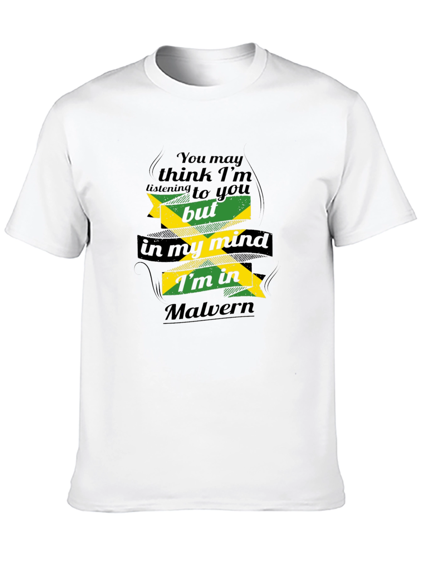 Malvern Jamaica Mind T-Shirt - Novelty Graphic Tee