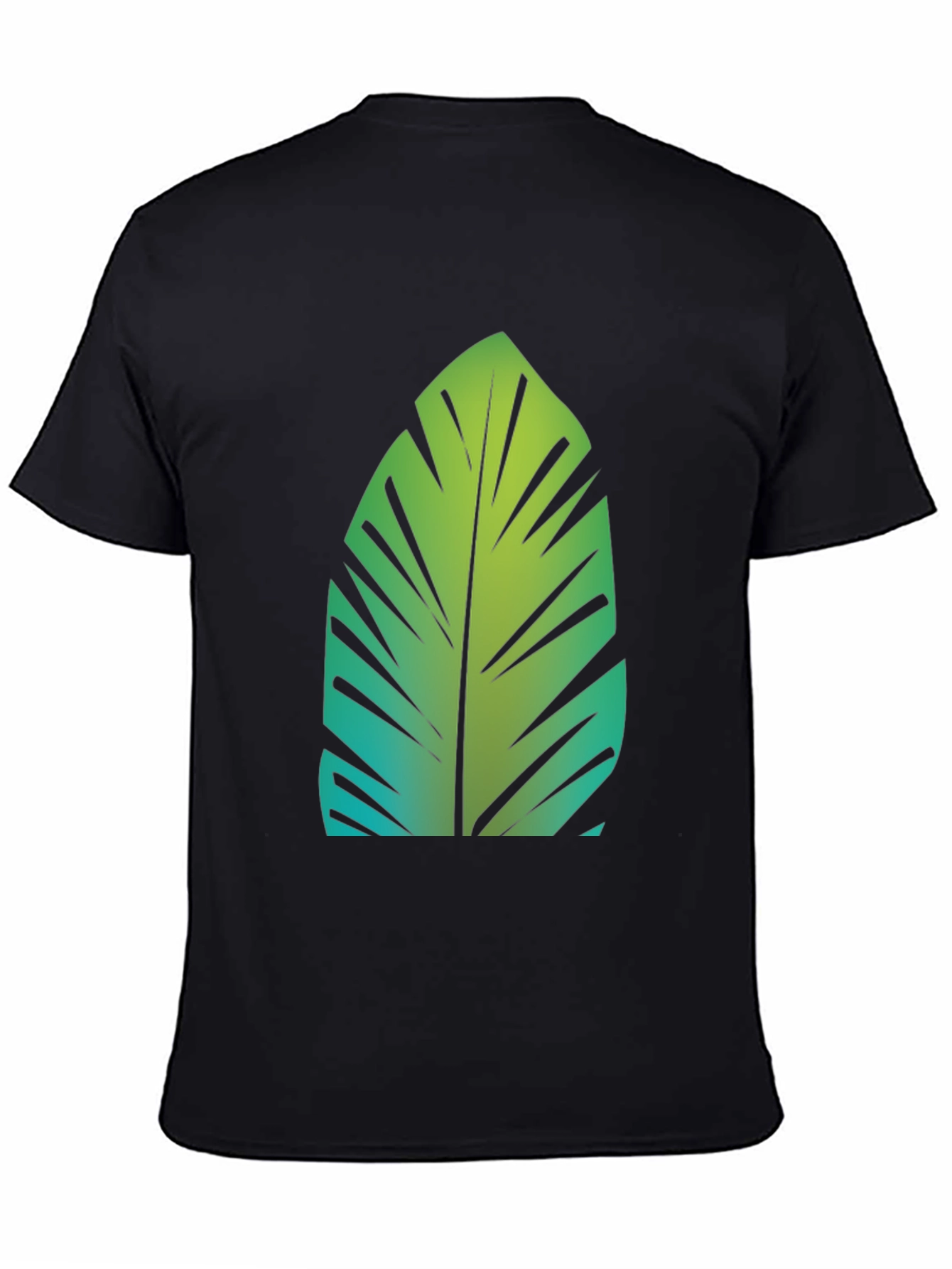 Tropical Leaf Graphic Tee - Stylish Comfort