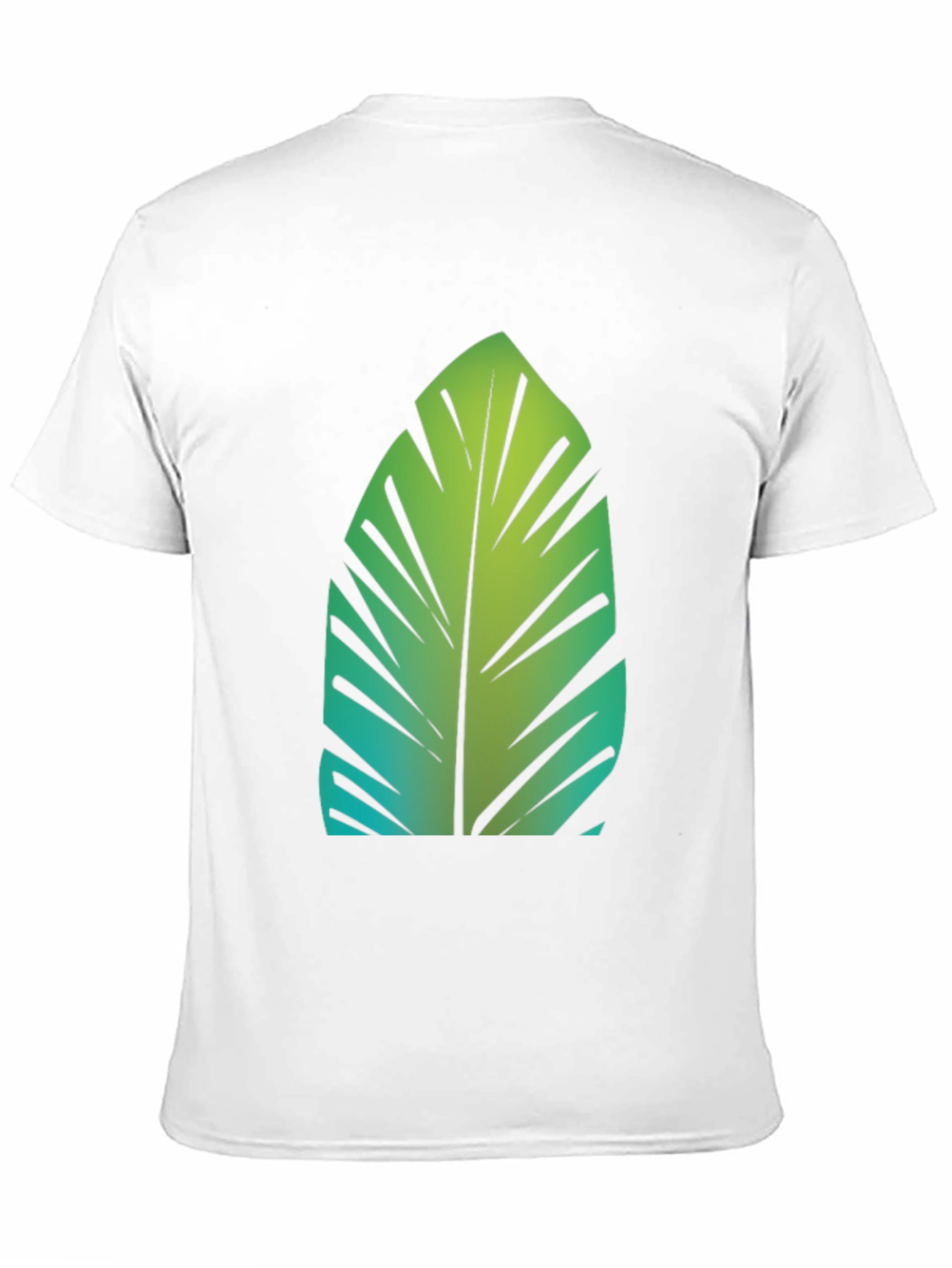 Tropical Leaf Graphic Tee - Stylish Comfort