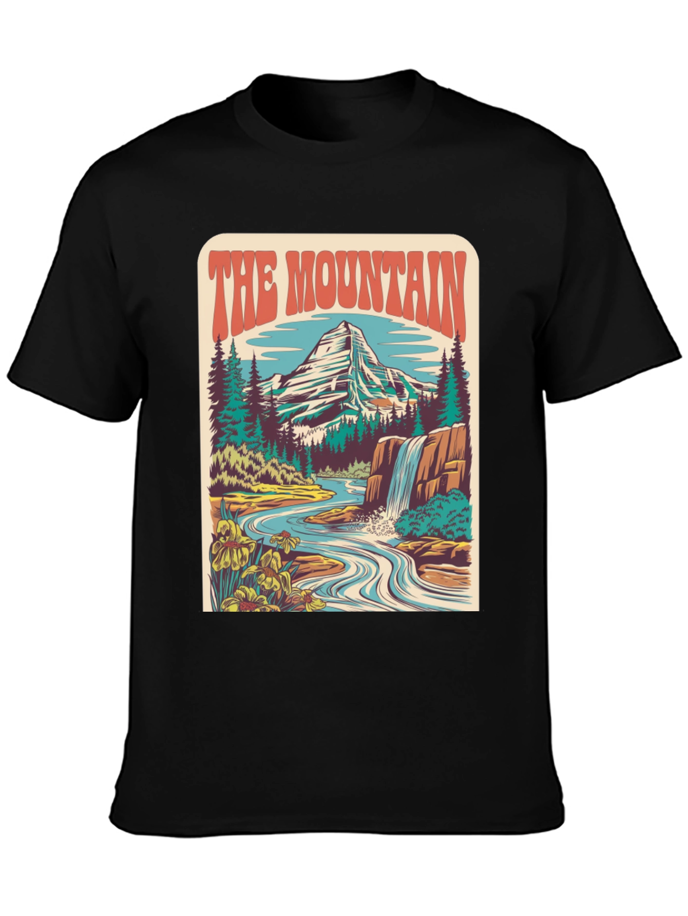 The Mountain Graphic Tee - Nature Lovers T-Shirt