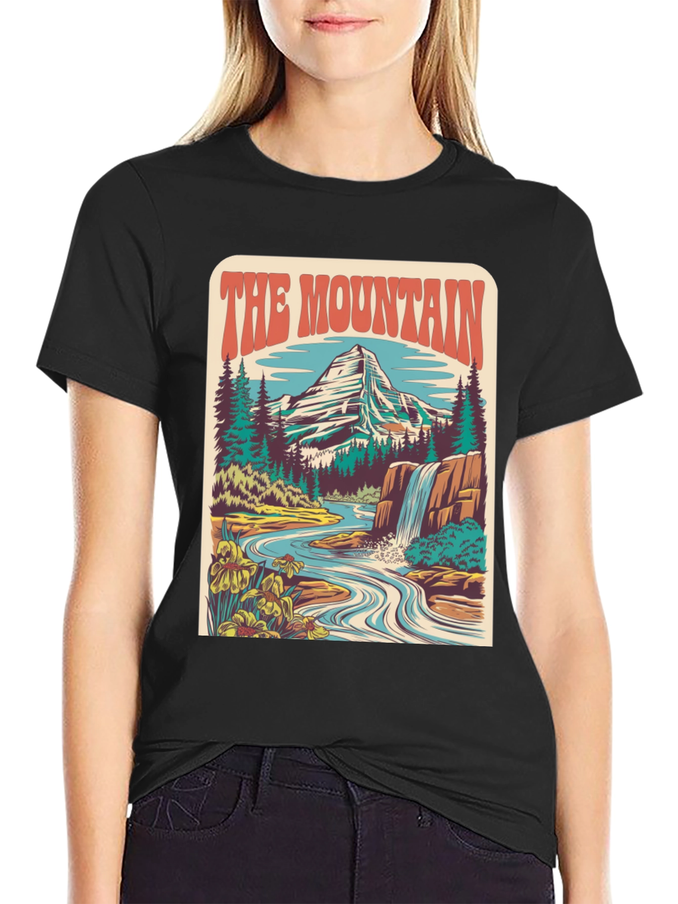 The Mountain Graphic Tee - Nature Lovers T-Shirt