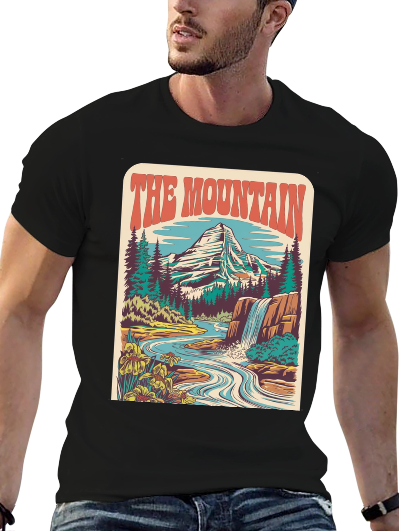 The Mountain Graphic Tee - Nature Lovers T-Shirt