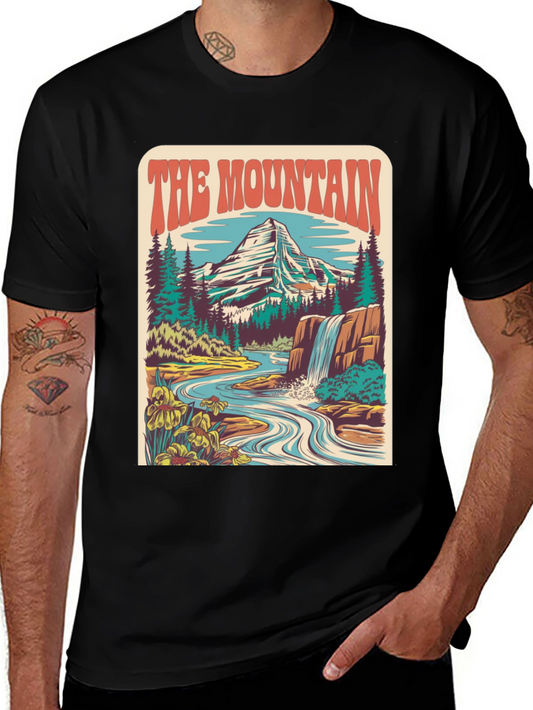 The Mountain Graphic Tee - Nature Lovers T-Shirt