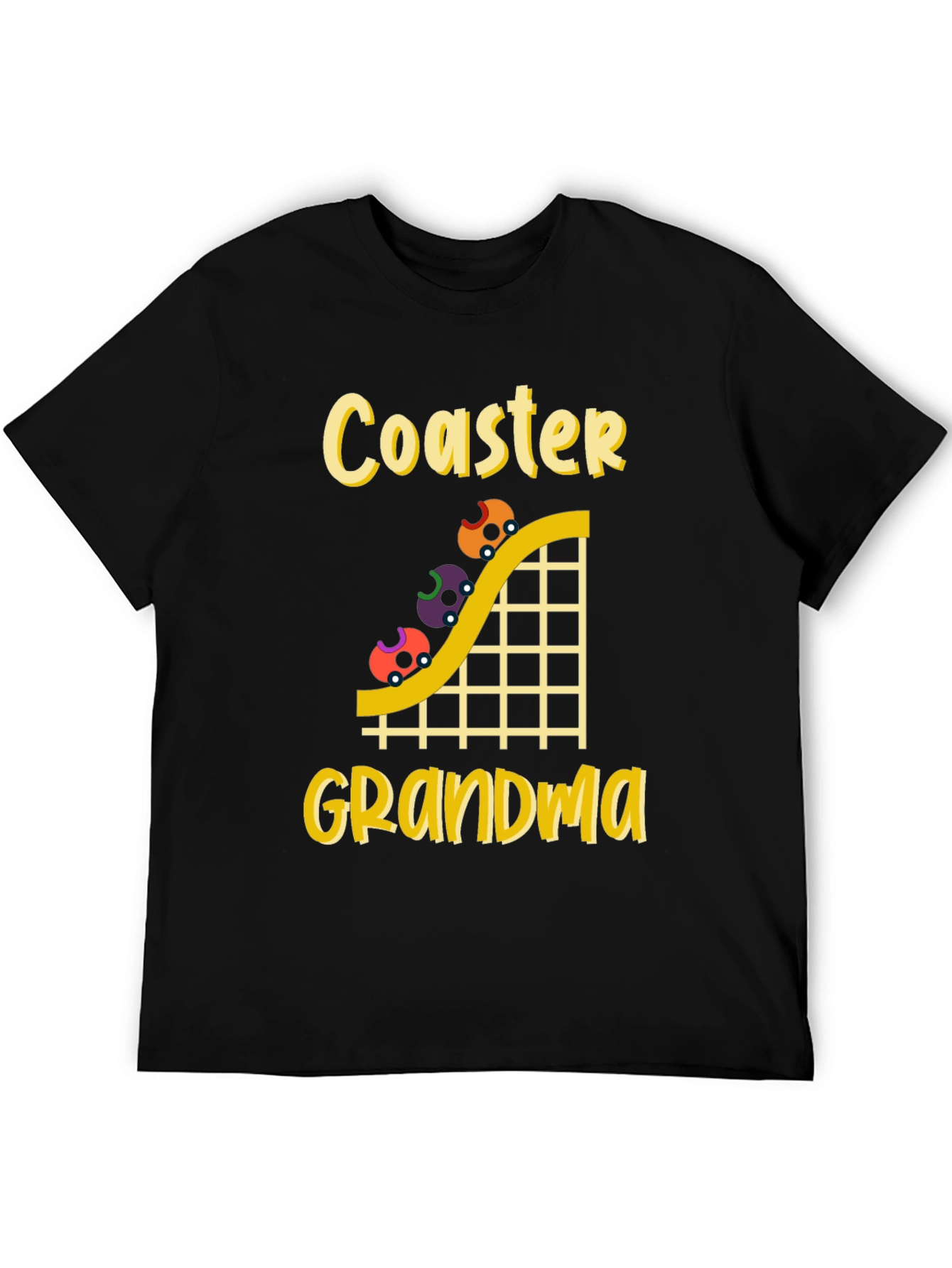 Coaster Grandma Black T-Shirt