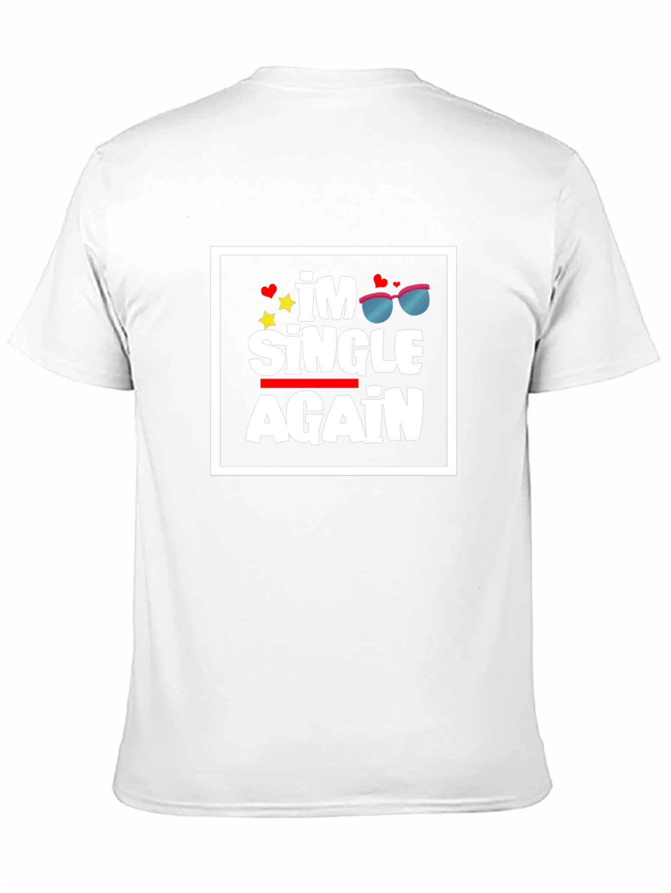 Im Single Again Graphic Tee - Black T-Shirt