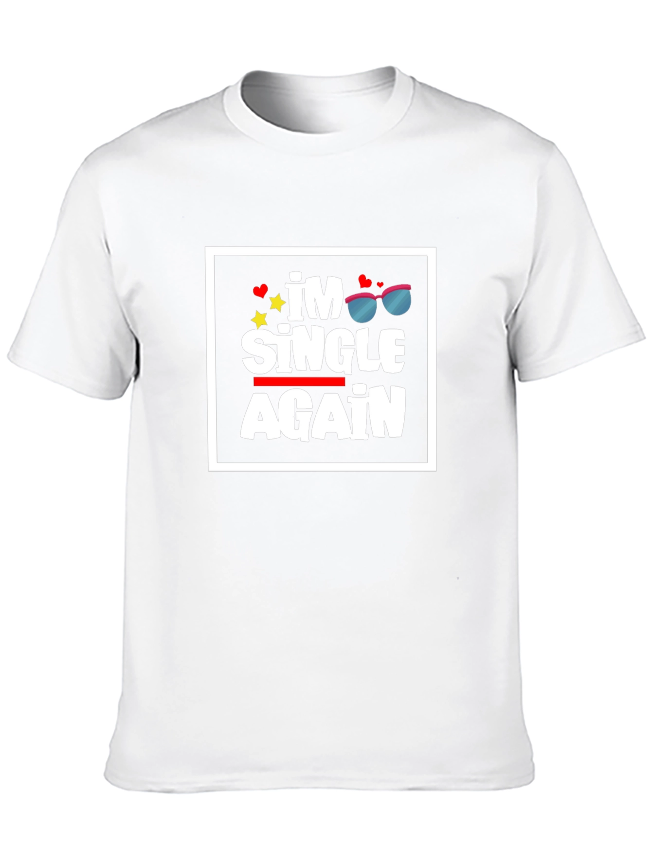 Im Single Again Graphic Tee - Black T-Shirt