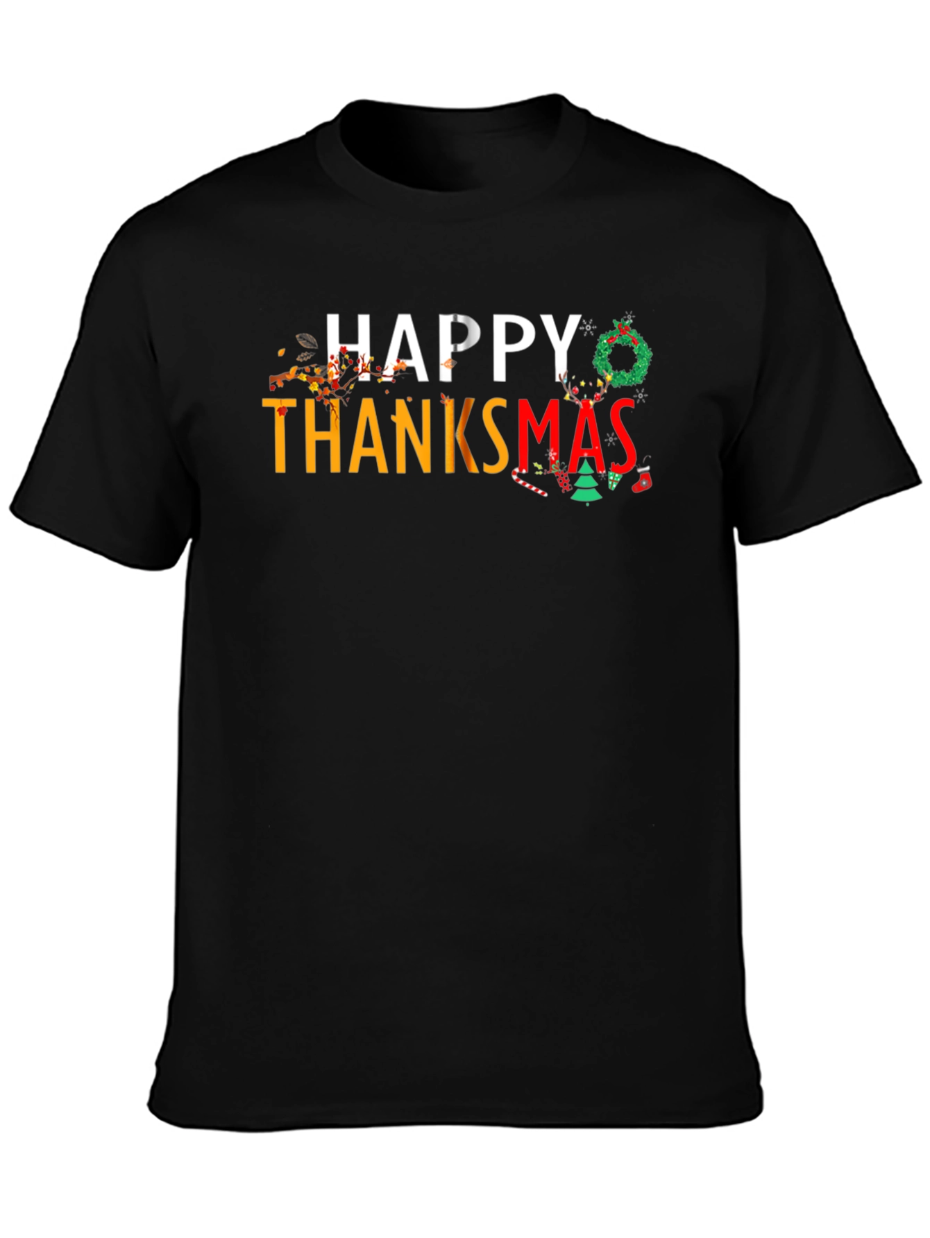 Happy Thanksmas T-Shirt Holiday Season Tee